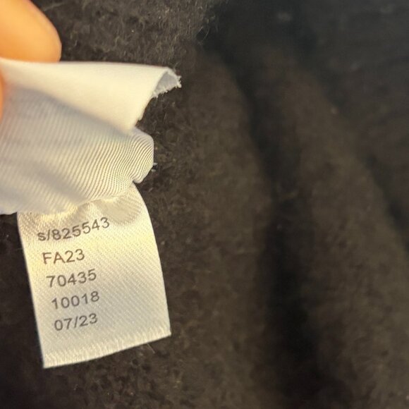 Ann Taylor women's Shawl Collar Wrap Sweater large black 100% cashmere - Picture 8 of 8